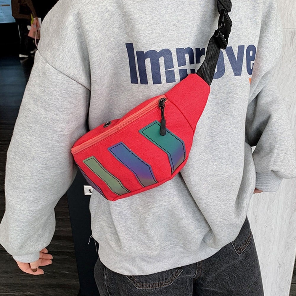 Reflective Chest Crossbody Bag