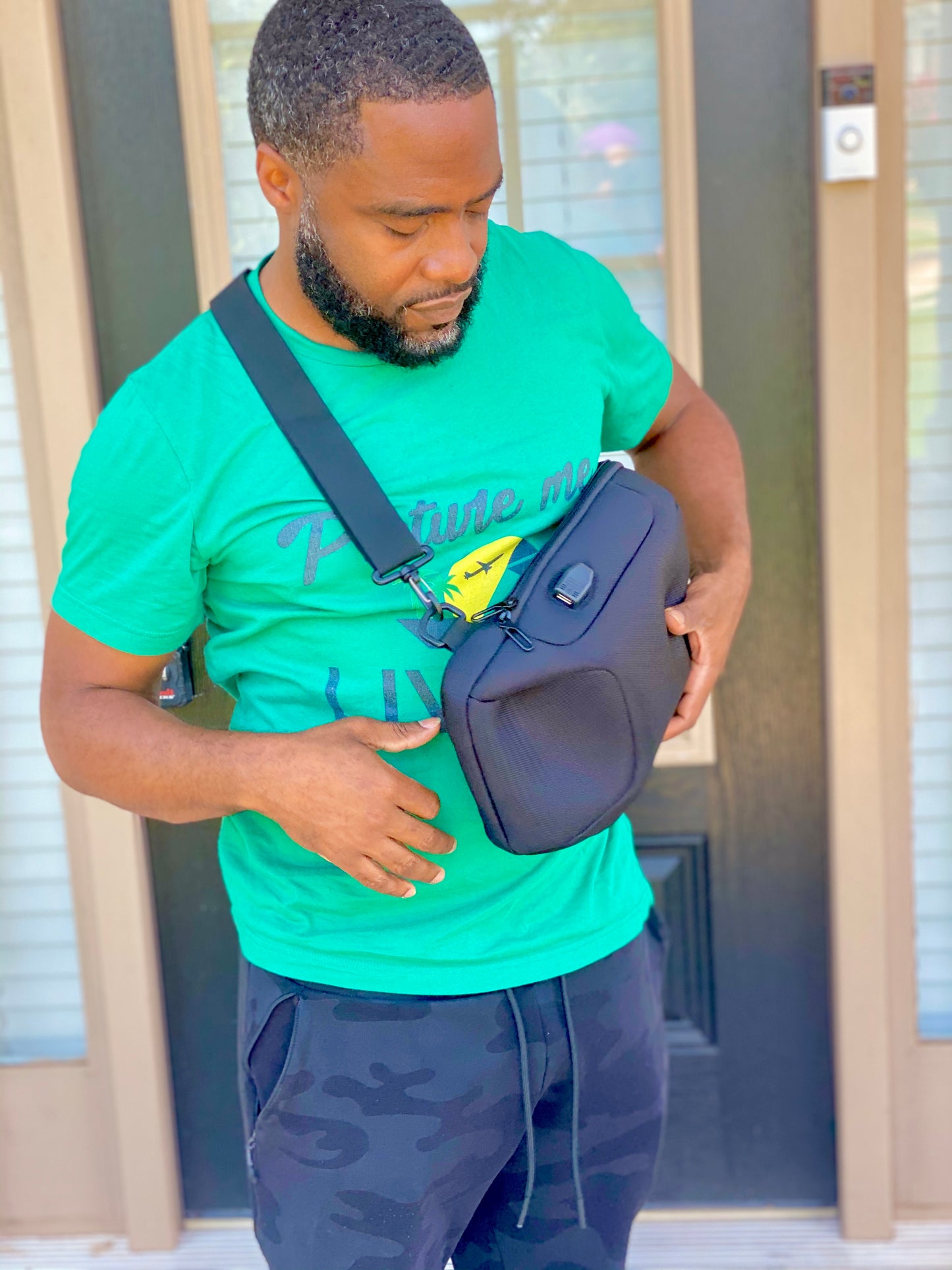 OZUKO Waterproof Messenger Bag