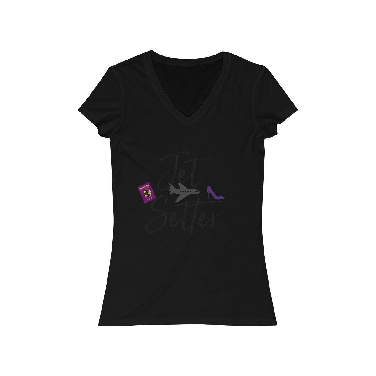 Women's Jersey Jet Setter V-Neck Tee