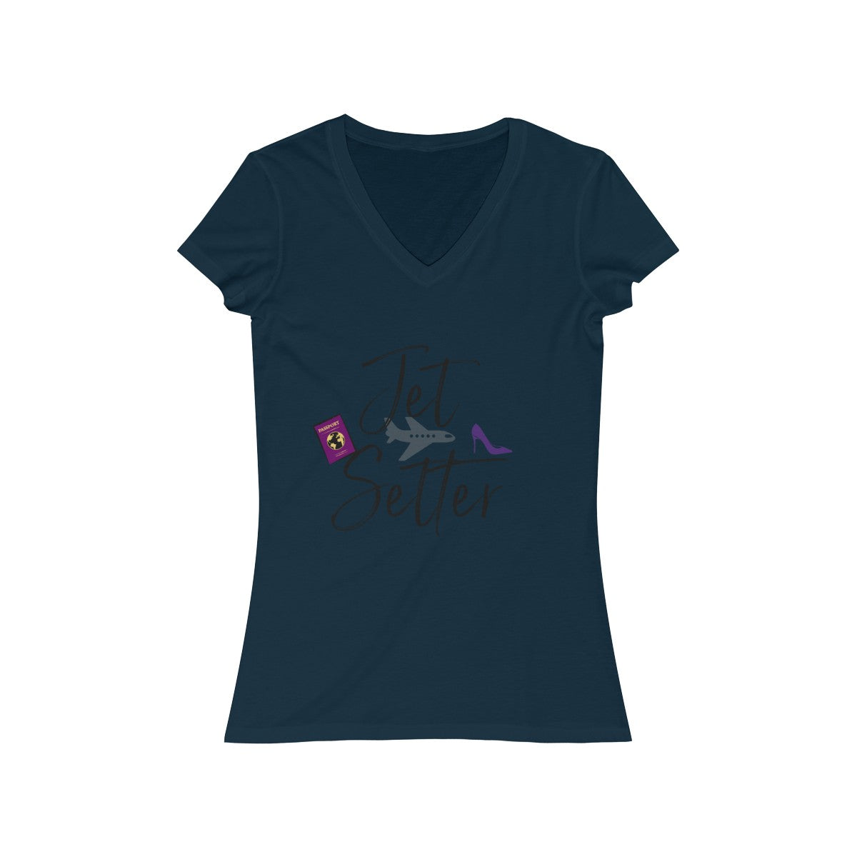 Women's Jersey Jet Setter V-Neck Tee