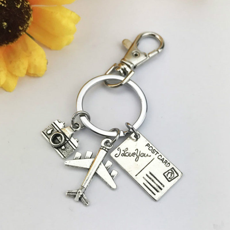 Travel Postcard, Wanderlust Keyring