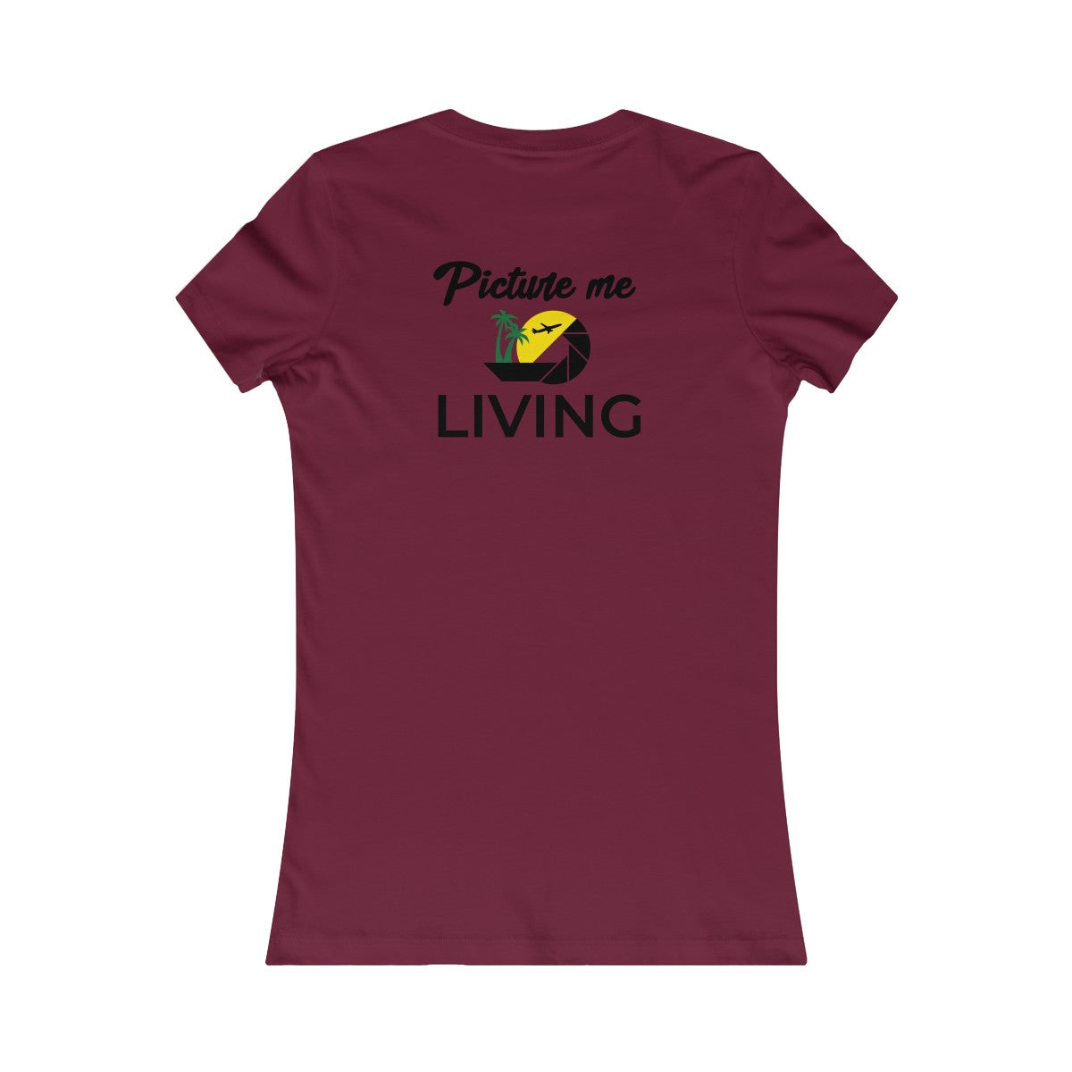 Women's Favorite Tee #PICTUREMELIVING (color logo)