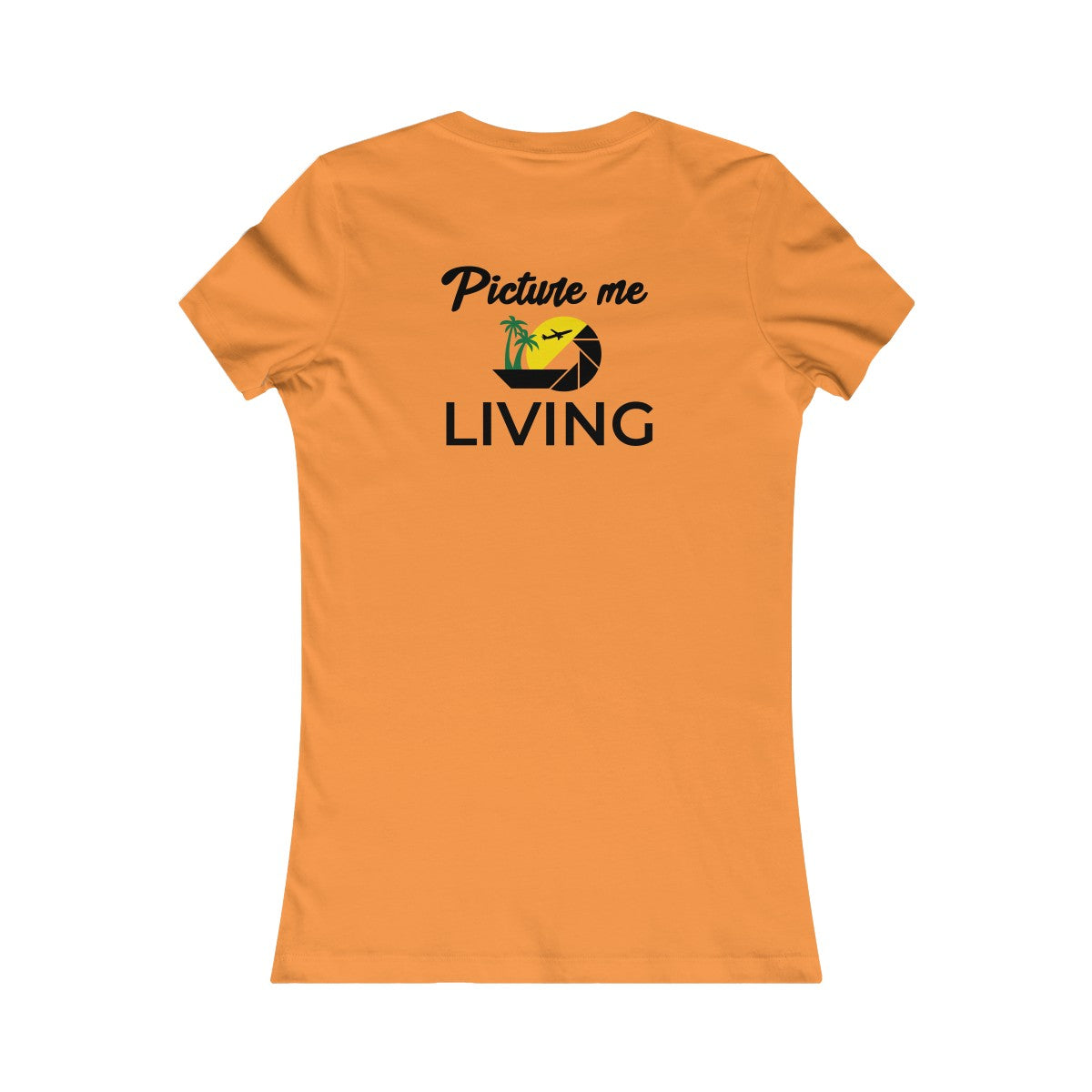 Women's Favorite Tee #PICTUREMELIVING (color logo)