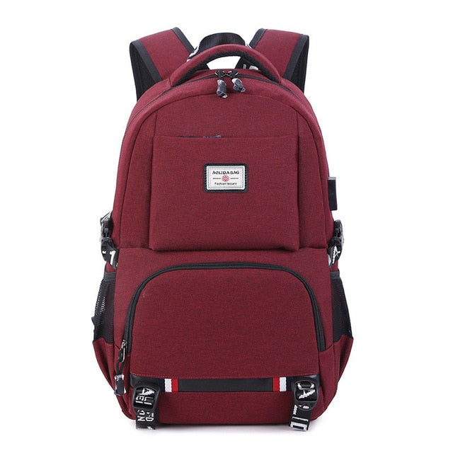 Oxford Backpack (USB Charging)