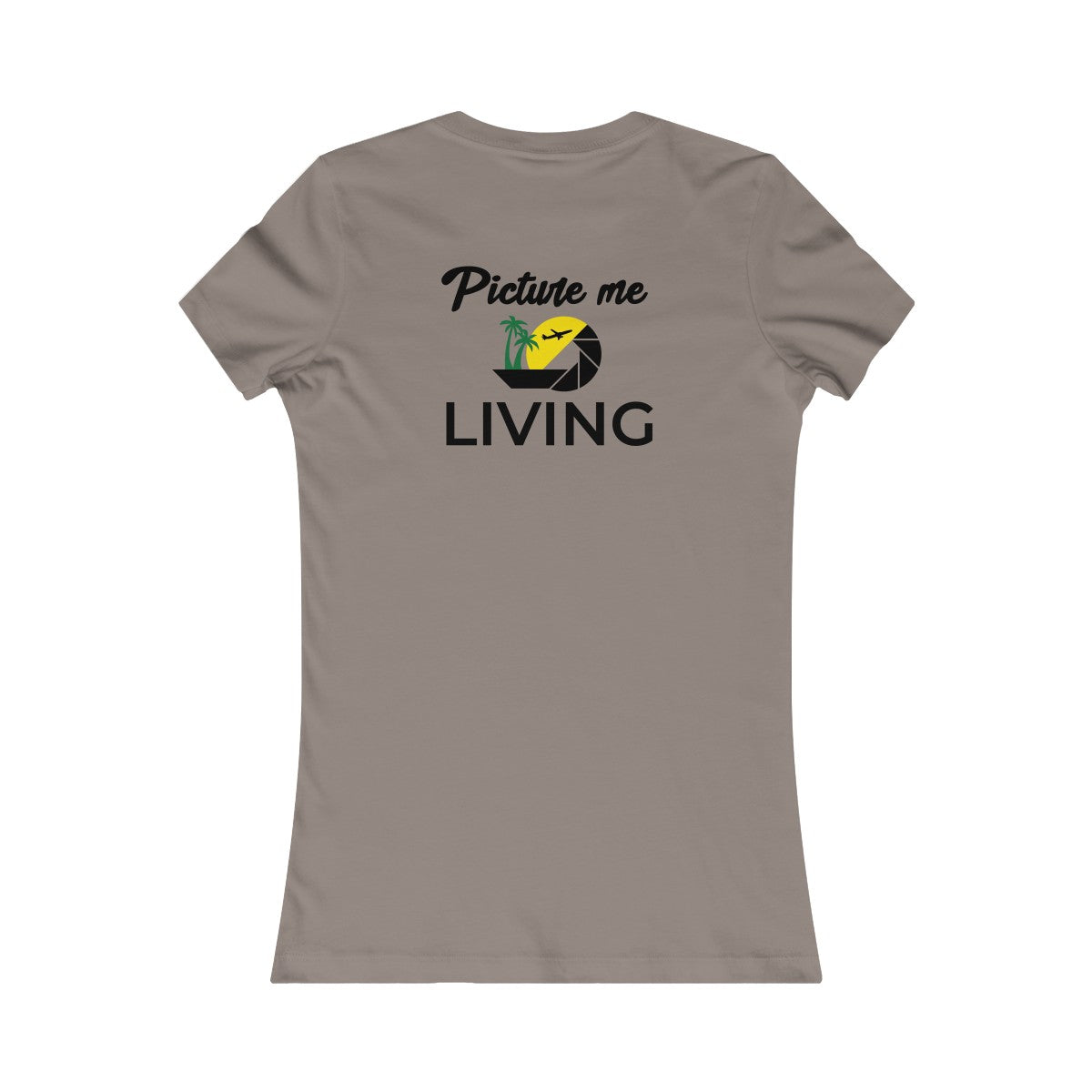 Women's Favorite Tee #PICTUREMELIVING (color logo)