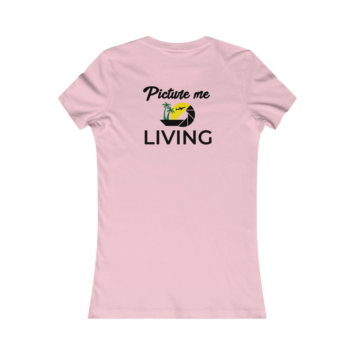 Women's Favorite Tee #PICTUREMELIVING (color logo)