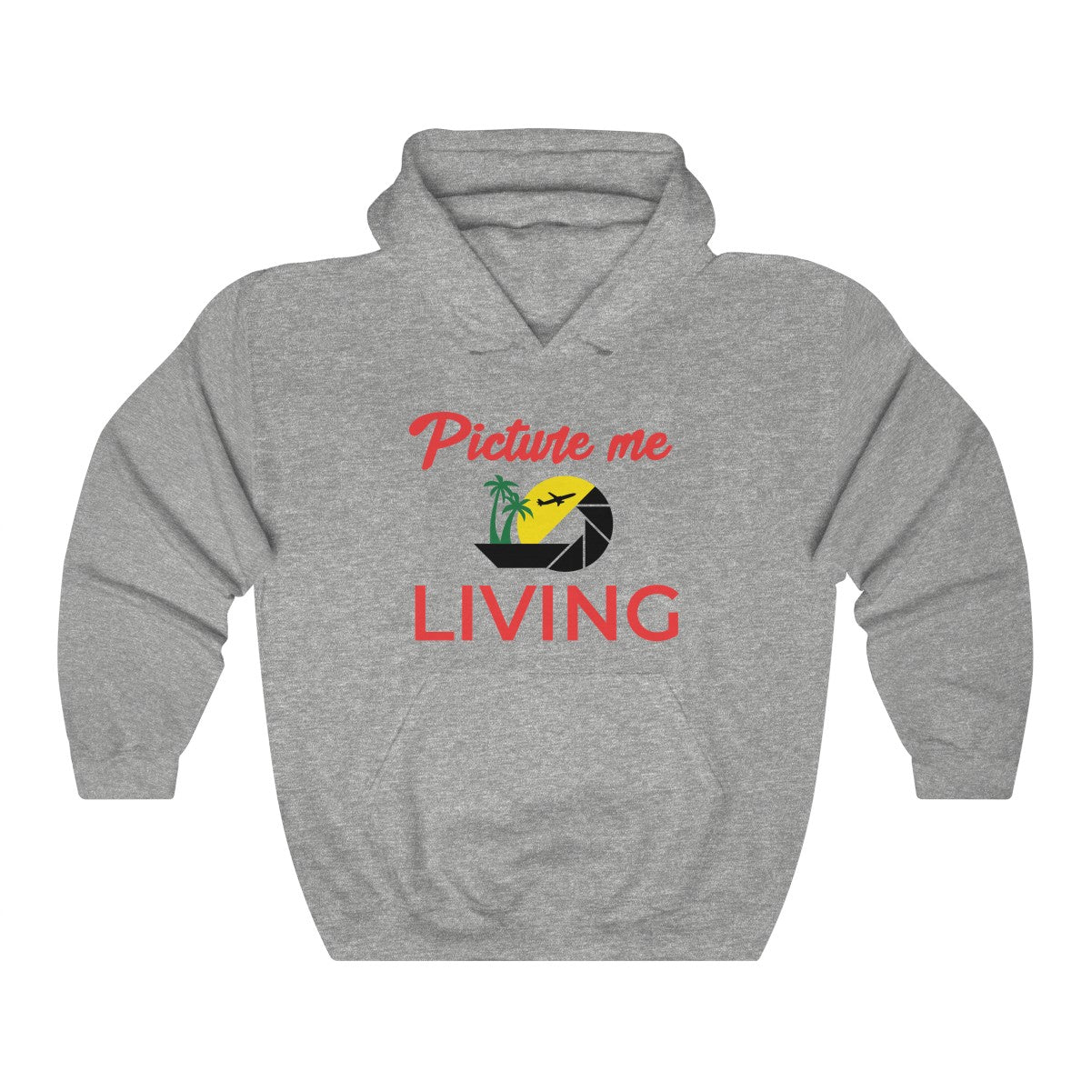 Picture Me Living Logo (Red Letters)