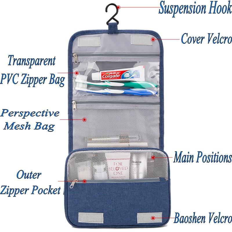 Travel toiletry bag