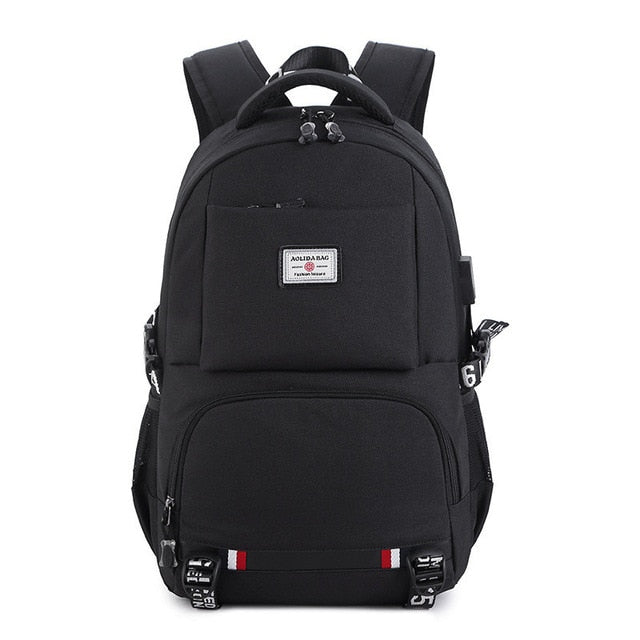 Oxford Backpack (USB Charging)