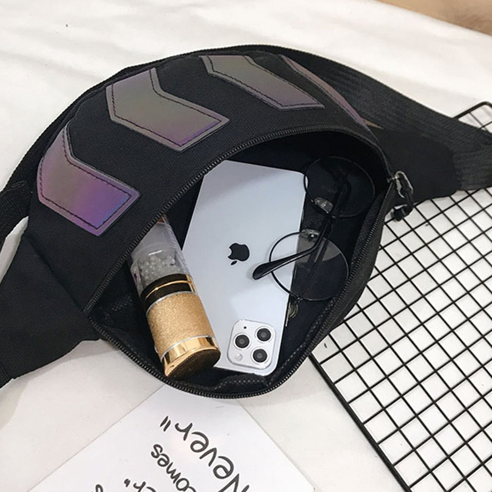 Reflective Chest Crossbody Bag