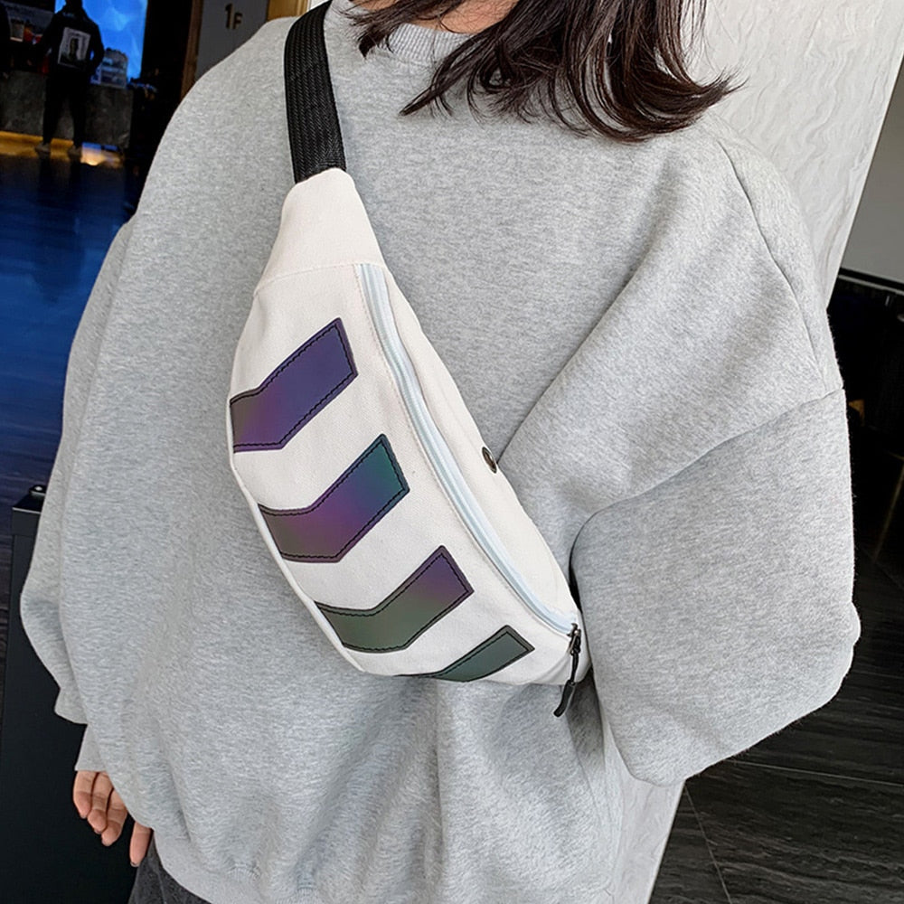 Reflective Chest Crossbody Bag