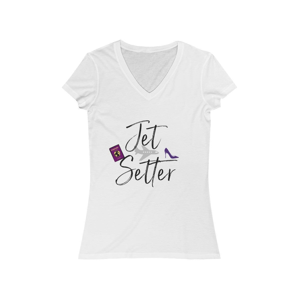 Women's Jersey Jet Setter V-Neck Tee