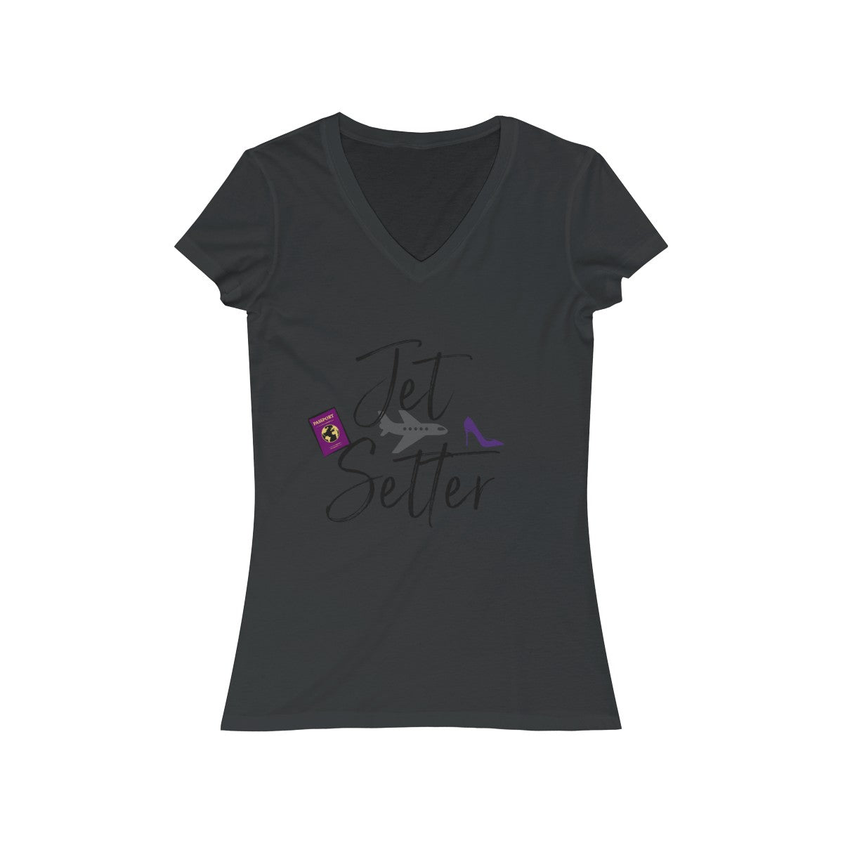 Women's Jersey Jet Setter V-Neck Tee