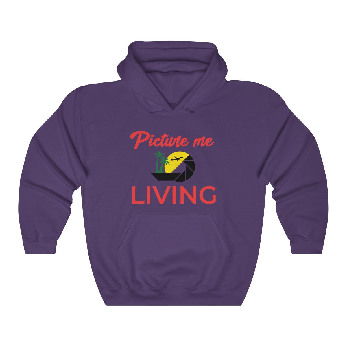 Picture Me Living Logo (Red Letters)